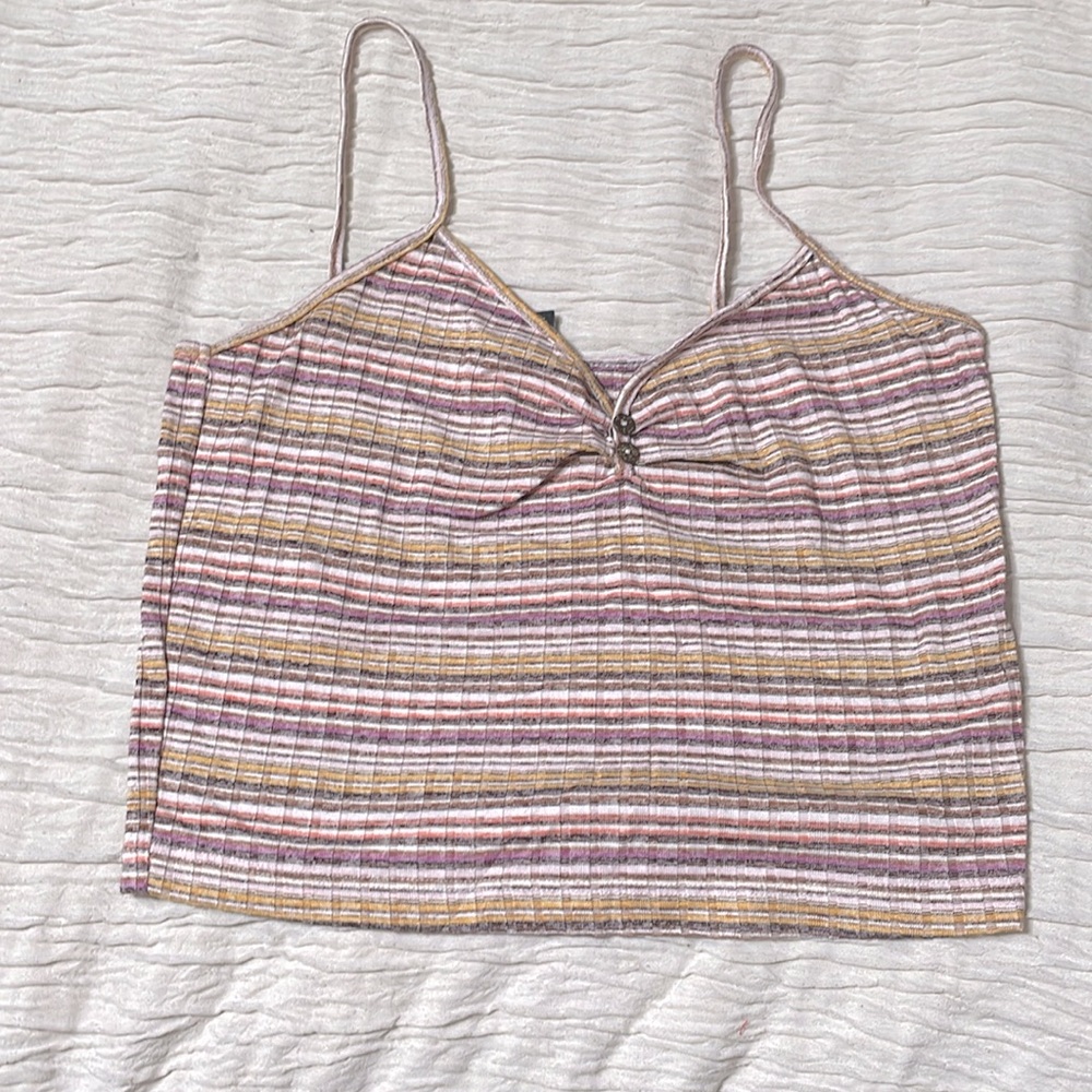 Multi color crop top
